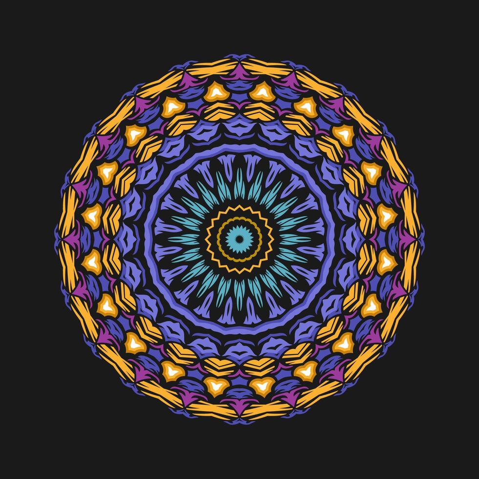 mandala modelo Arte antecedentes gratis vector