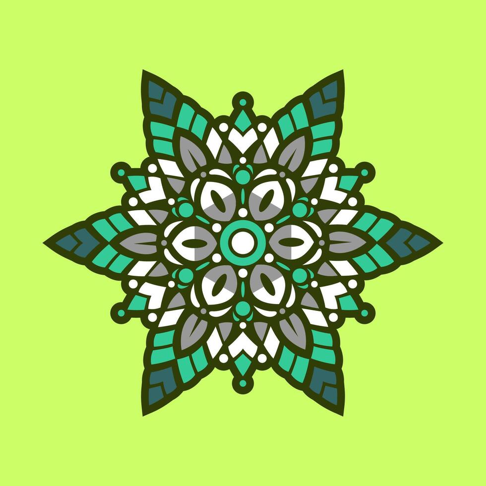 mandala modelo Arte antecedentes gratis vector