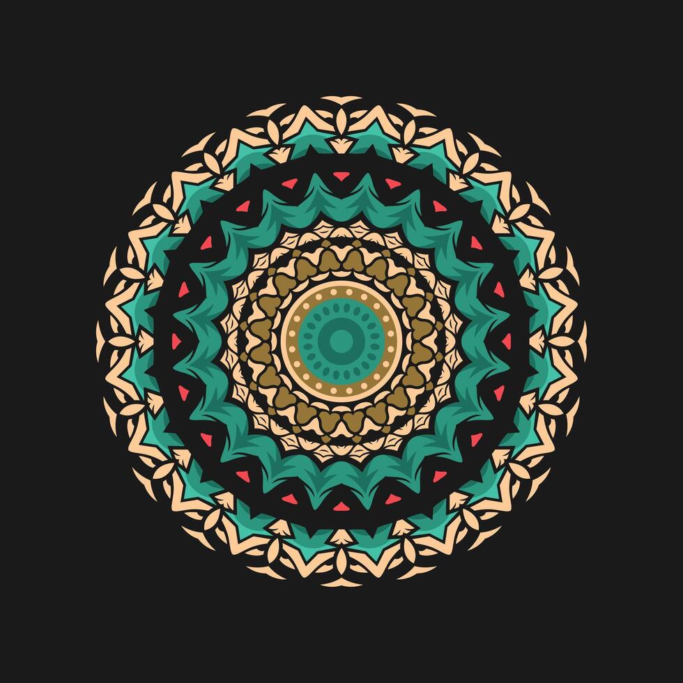 mandala modelo Arte antecedentes gratis vector