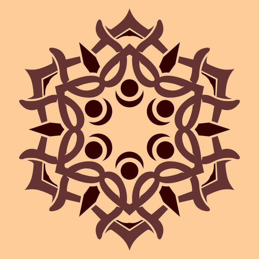 background with mandala frame Free Vector
