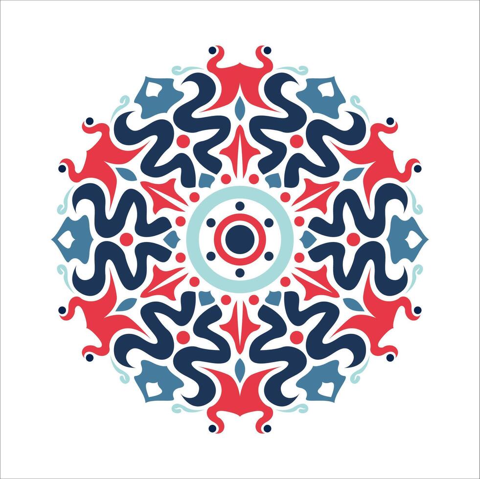 background with mandala frame Free Vector
