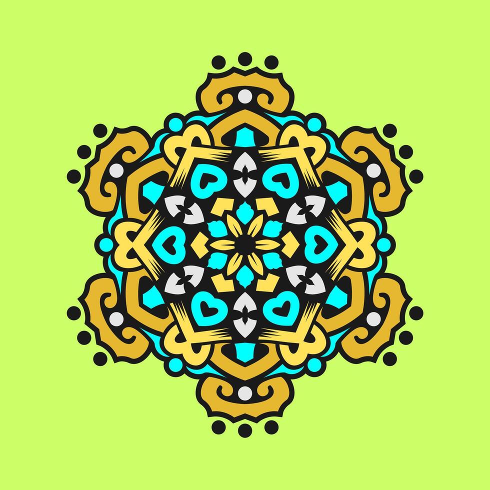 mandala modelo Arte antecedentes gratis vector