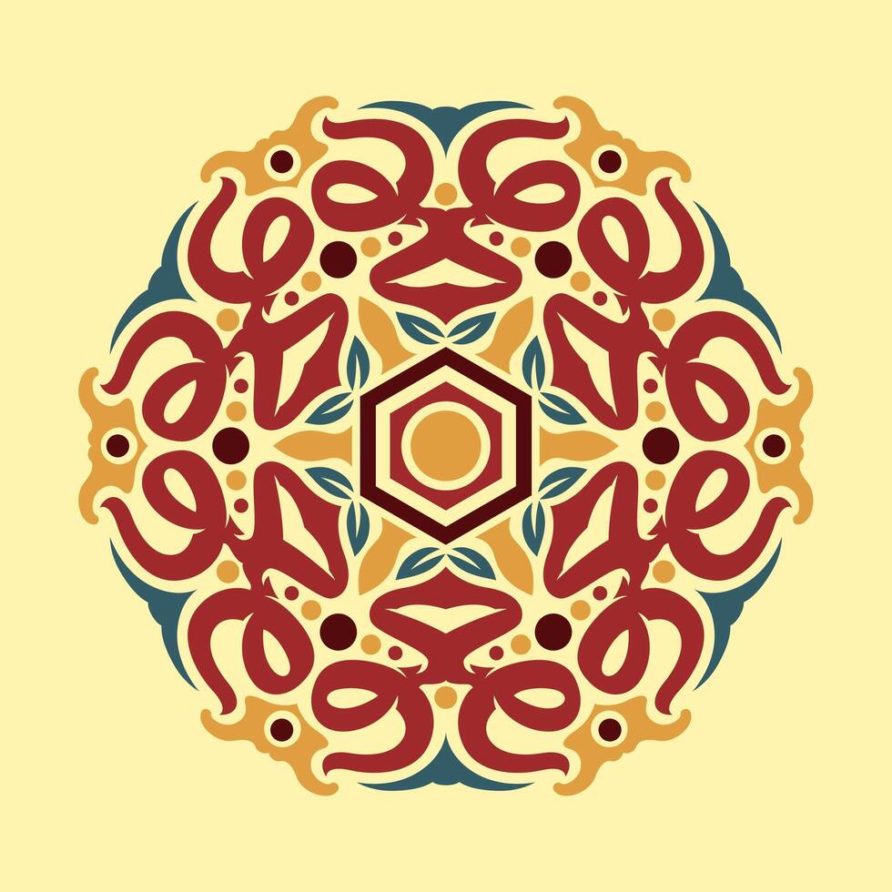 mandala modelo Arte antecedentes gratis vector