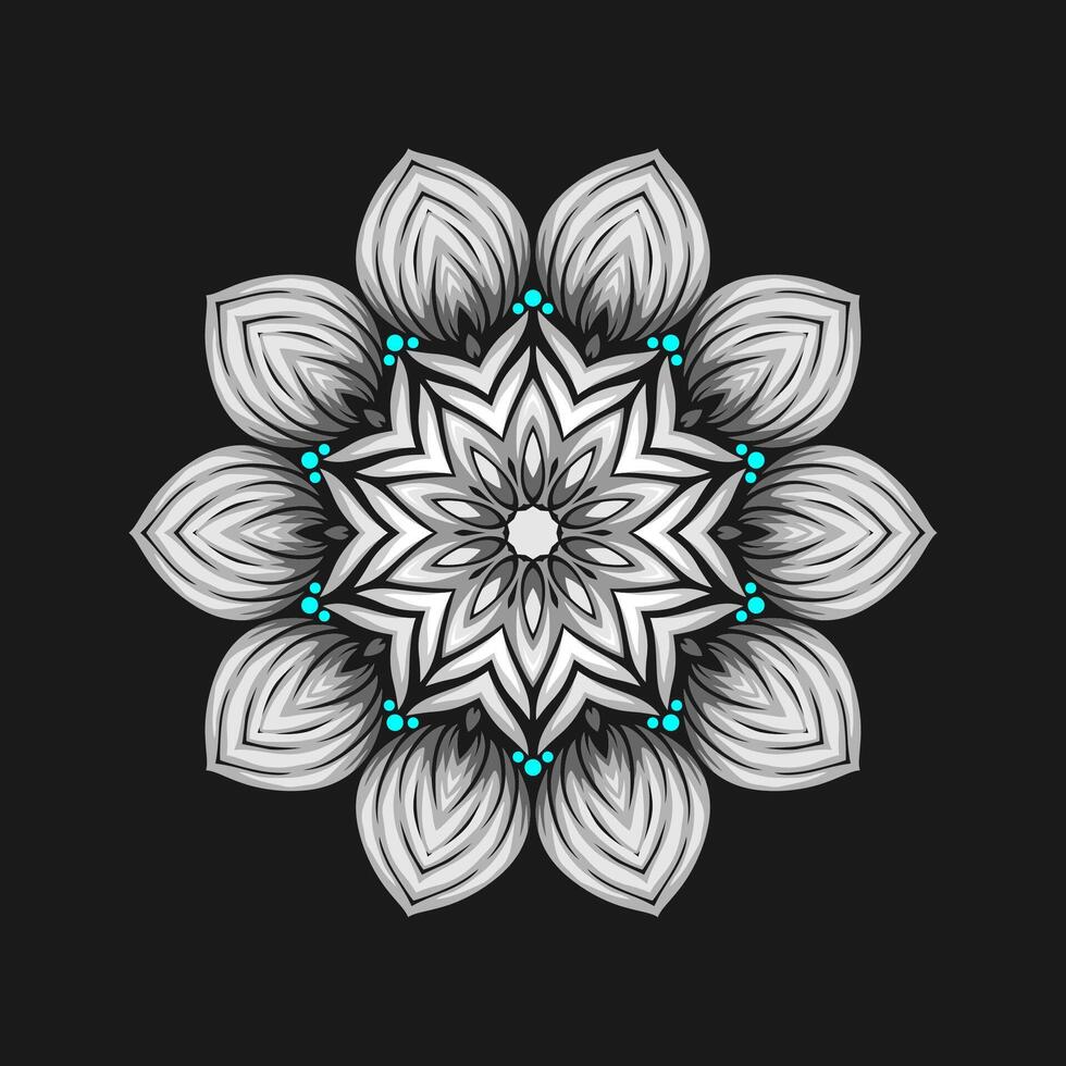 mandala modelo Arte antecedentes gratis vector