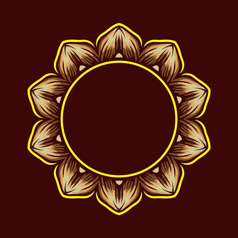 mandala modelo Arte antecedentes gratis vector