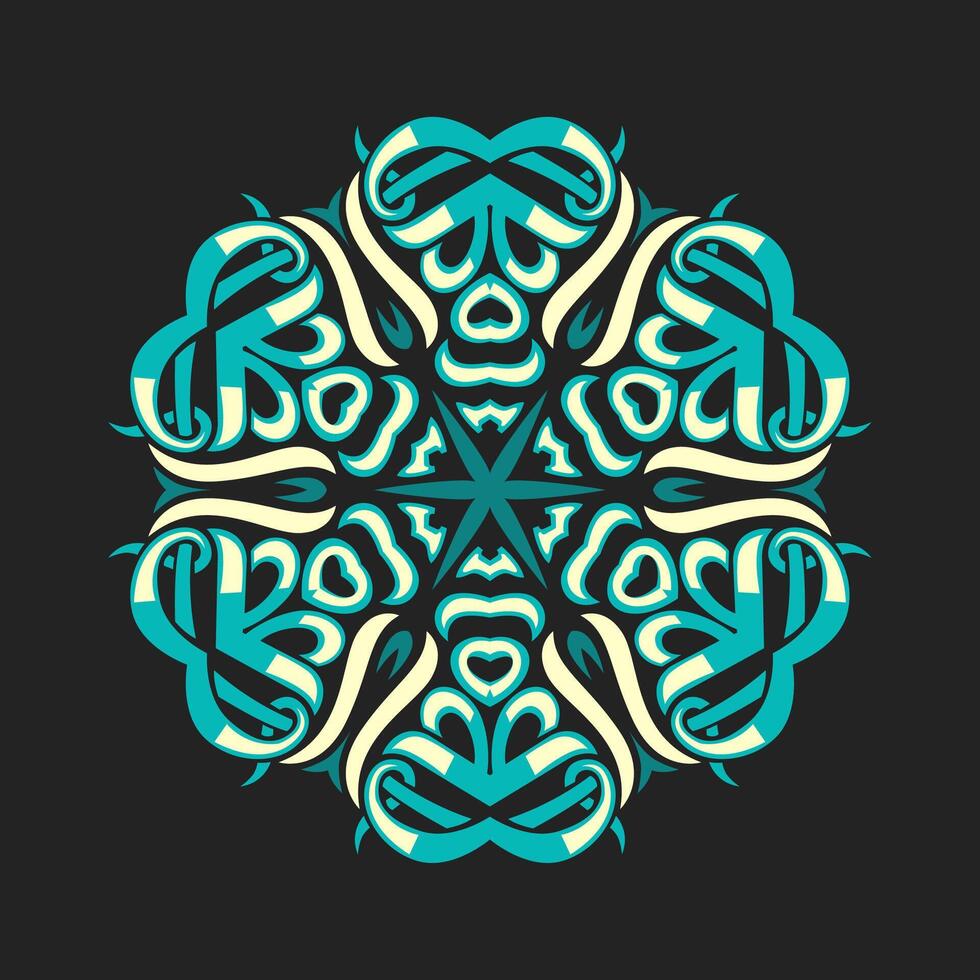 background with mandala frame Free Vector