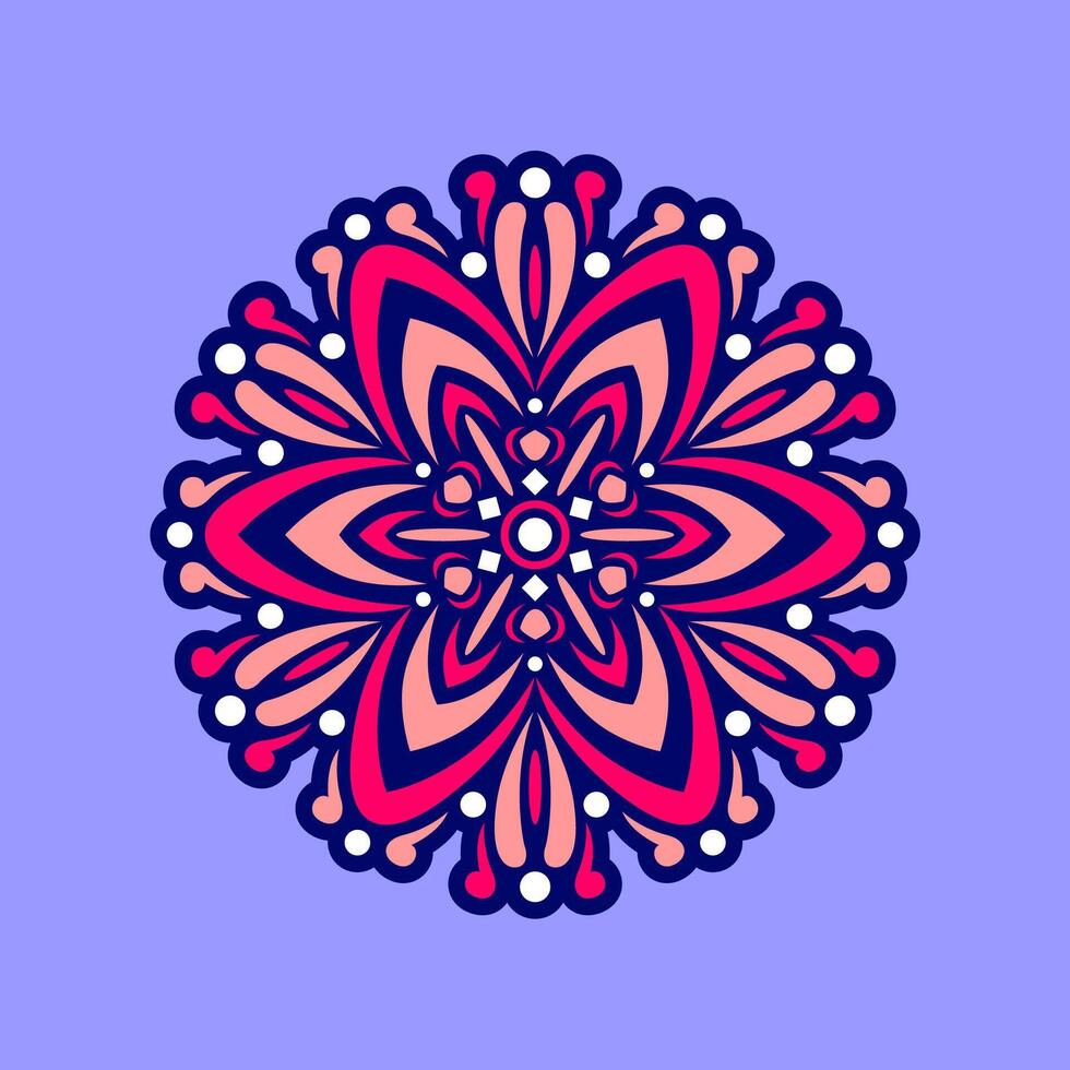 mandala modelo Arte antecedentes gratis vector