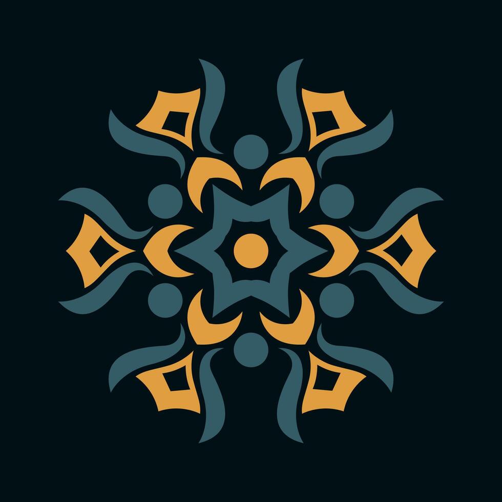 background with mandala frame Free Vector