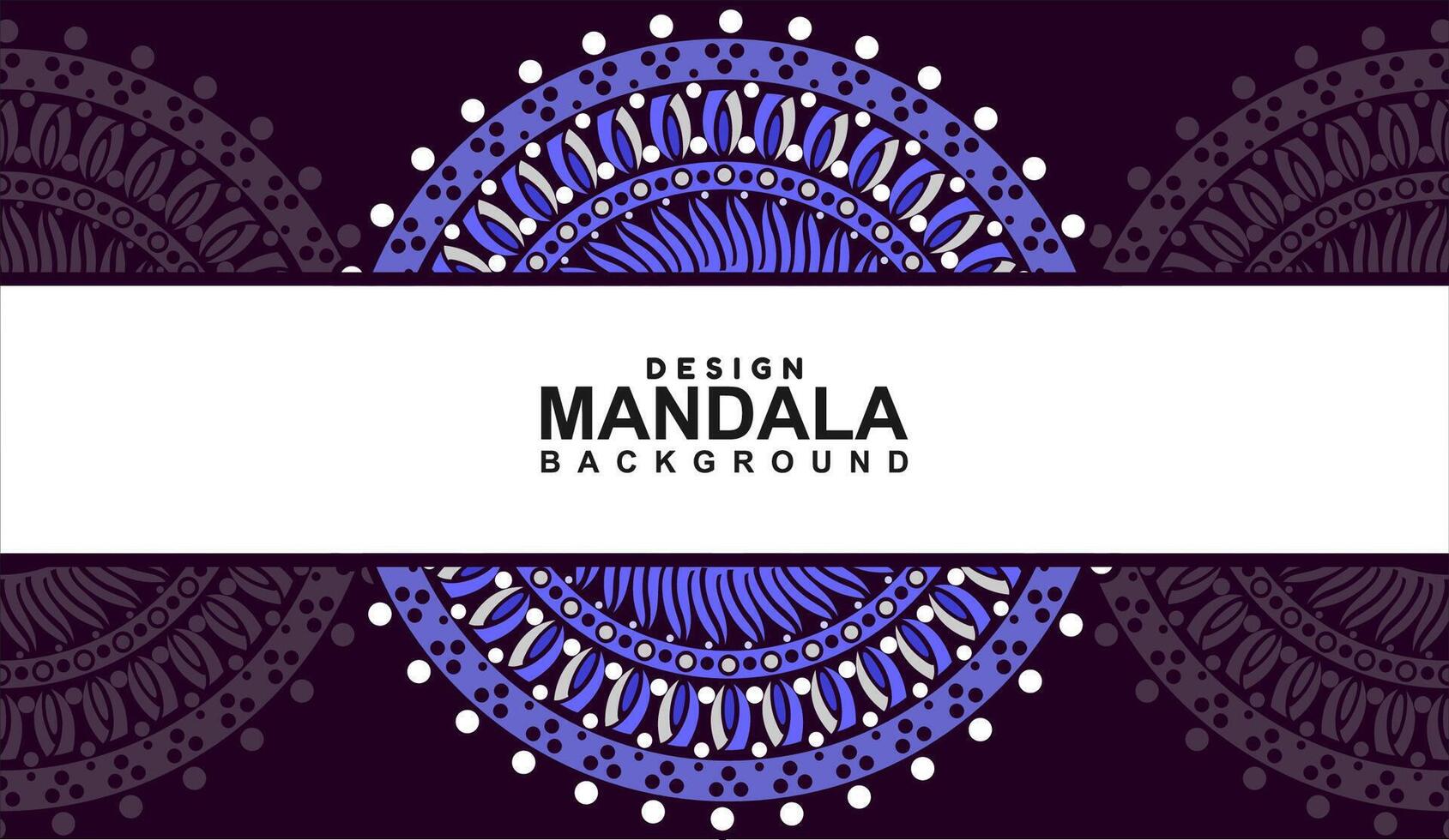 background with mandala frame Free Vector