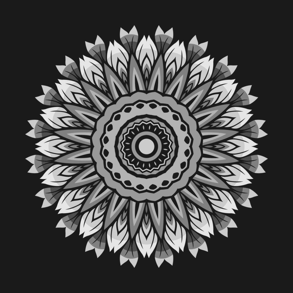 Mandala pattern art background free vector