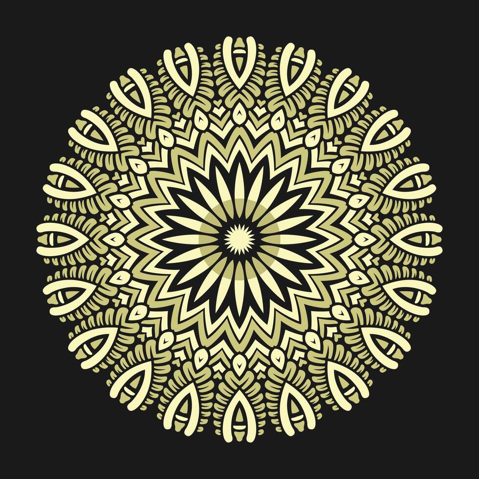 mandala modelo Arte antecedentes gratis vector