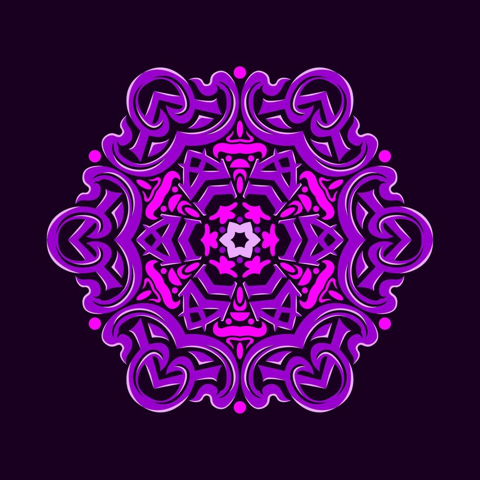 mandala modelo Arte antecedentes gratis vector