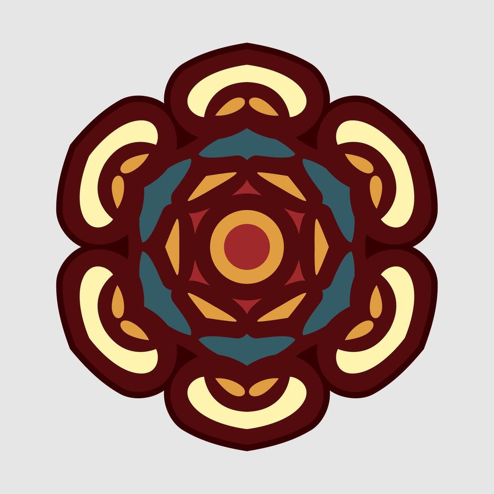 mandala modelo Arte antecedentes gratis vector