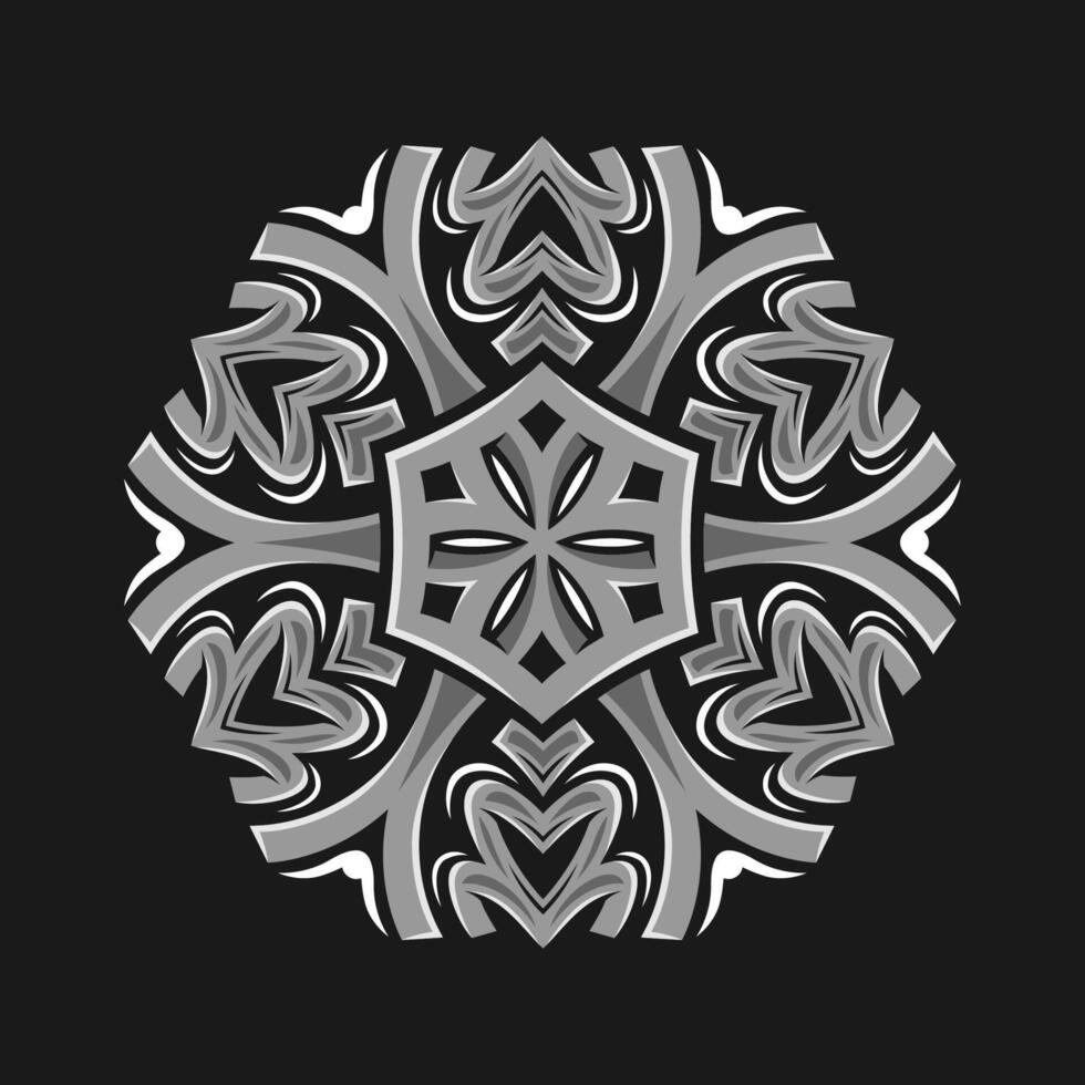 Mandala pattern art background free vector