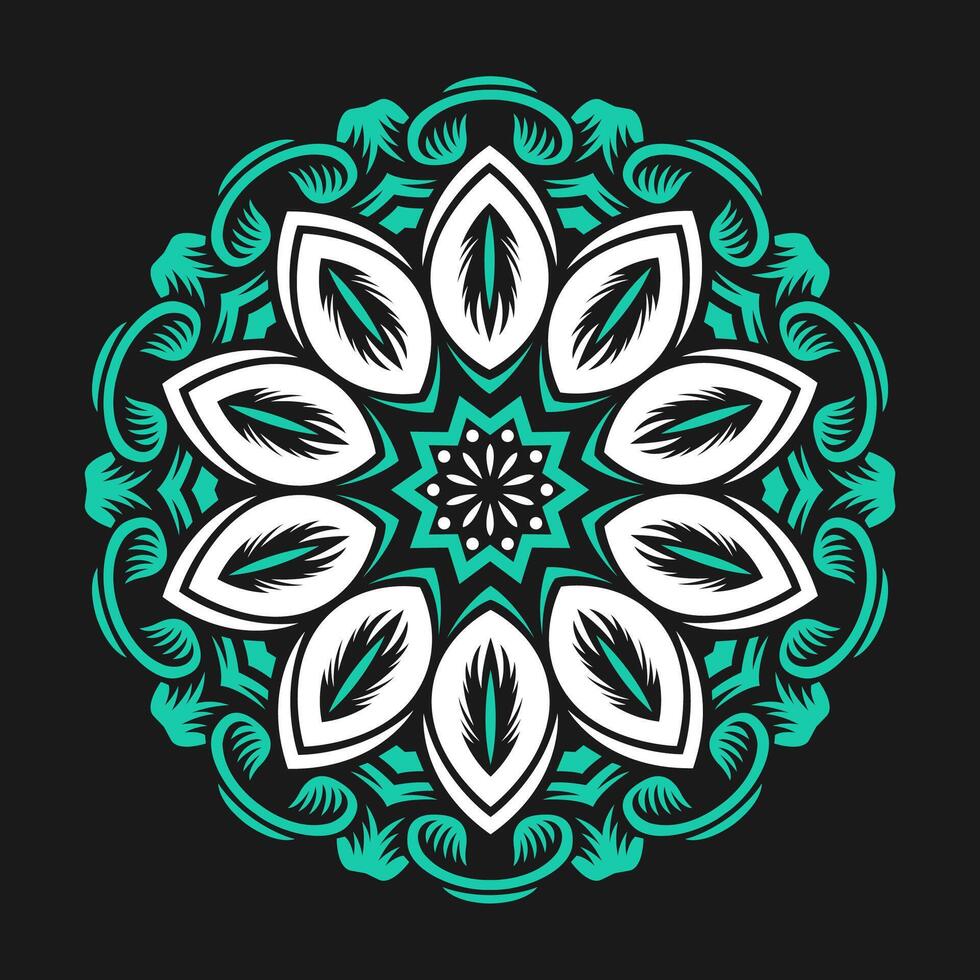 mandala modelo Arte antecedentes gratis vector