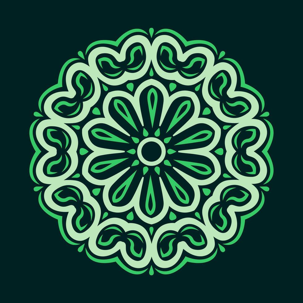 mandala modelo Arte antecedentes gratis vector