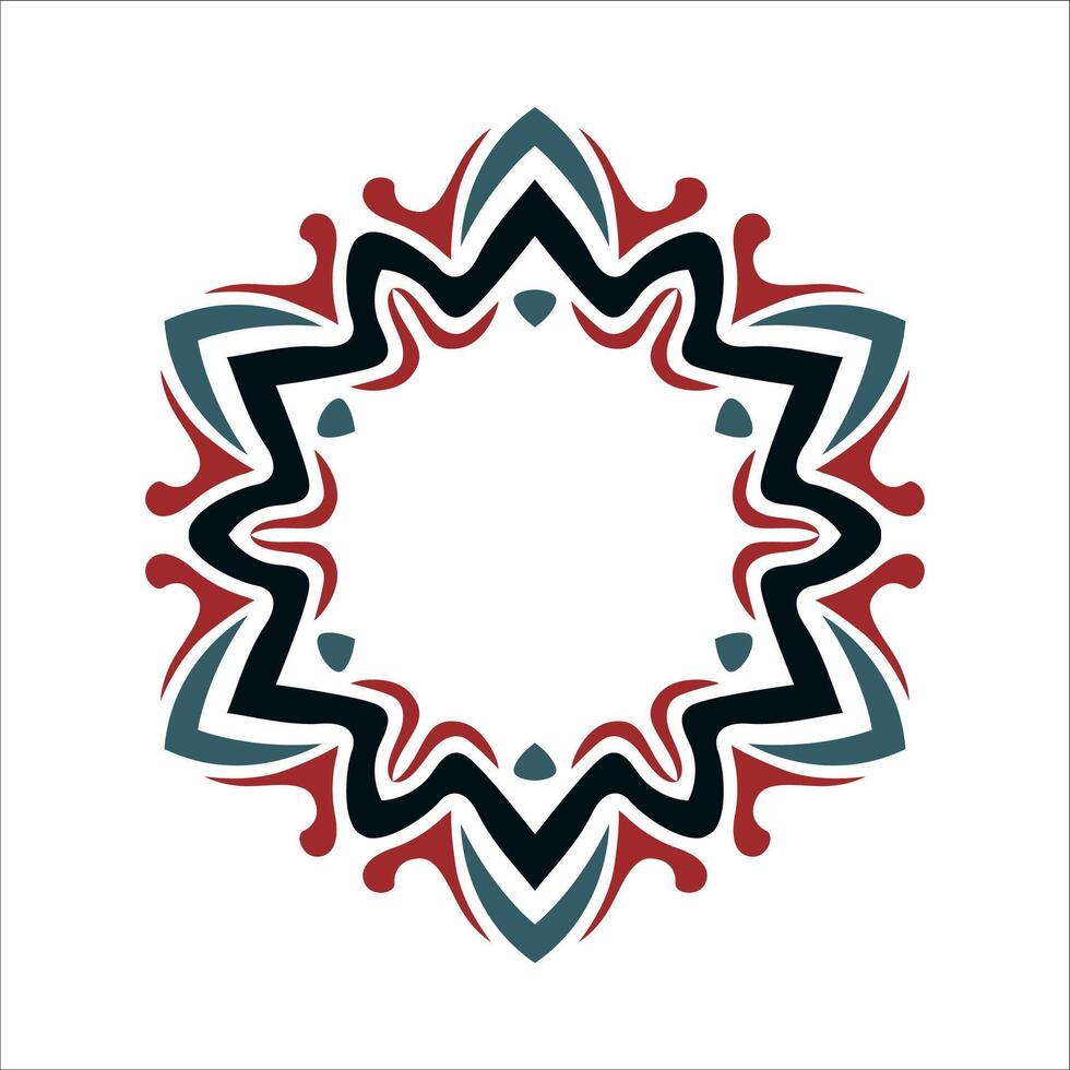 mandala modelo Arte antecedentes gratis vector