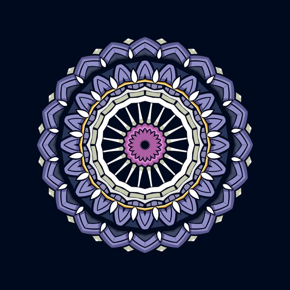 mandala modelo Arte antecedentes gratis vector