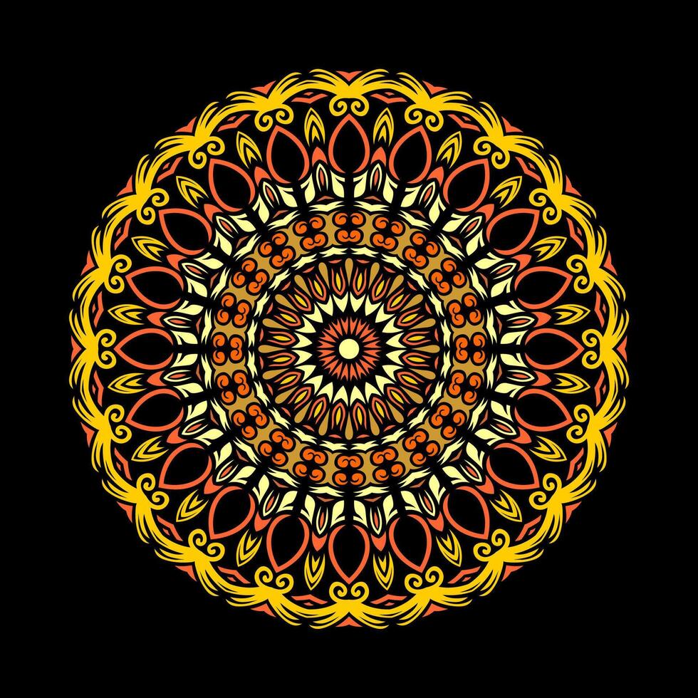 mandala modelo Arte antecedentes gratis vector