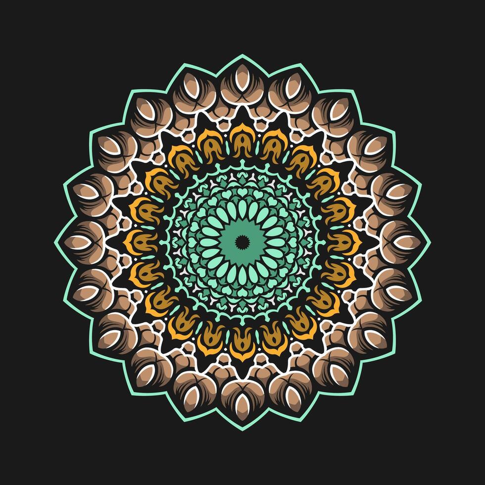 mandala modelo Arte antecedentes gratis vector