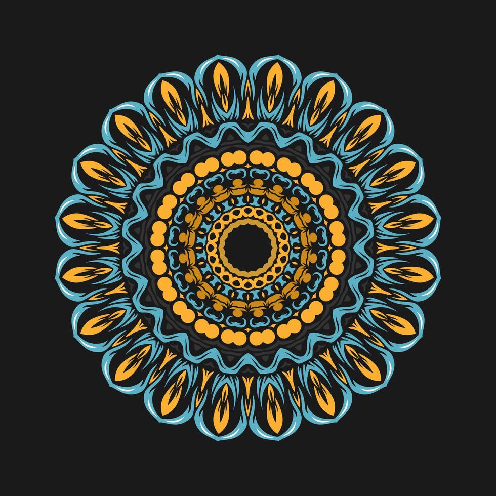 mandala modelo Arte antecedentes gratis vector