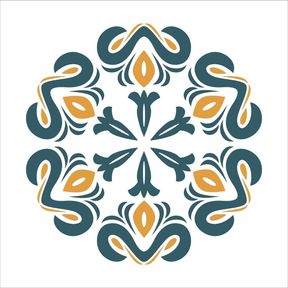 antecedentes con mandala marco gratis vector