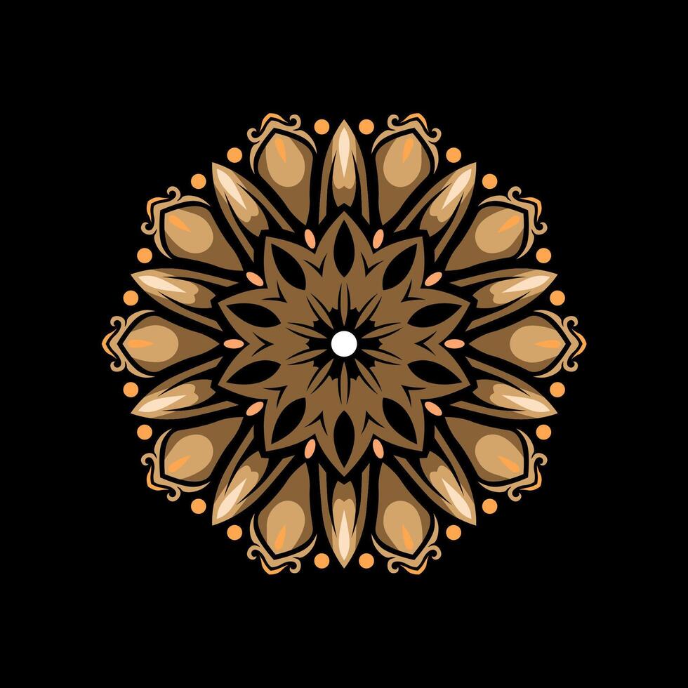 mandala modelo Arte antecedentes gratis vector