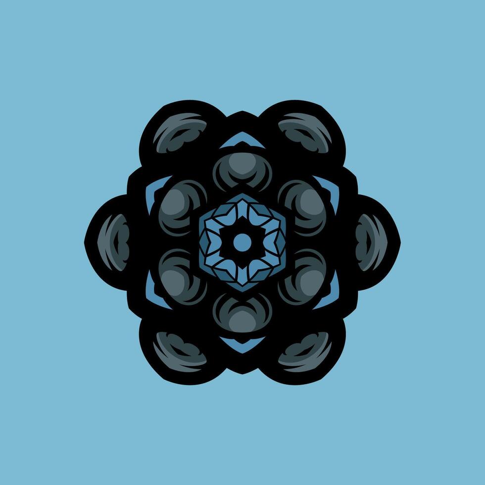 mandala modelo Arte antecedentes gratis vector