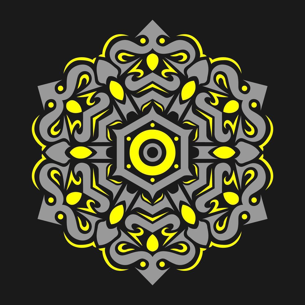 mandala modelo Arte antecedentes gratis vector