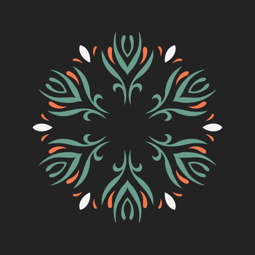 background with mandala frame Free Vector