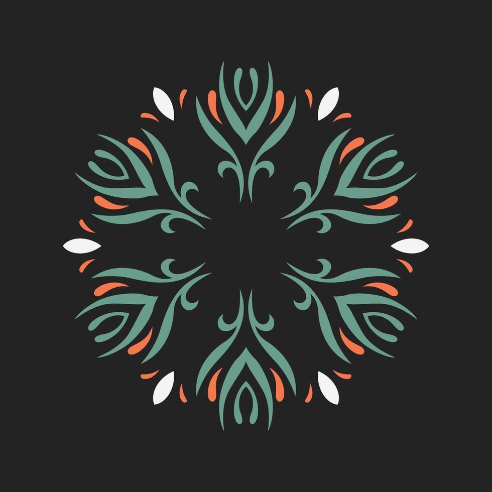 background with mandala frame Free Vector