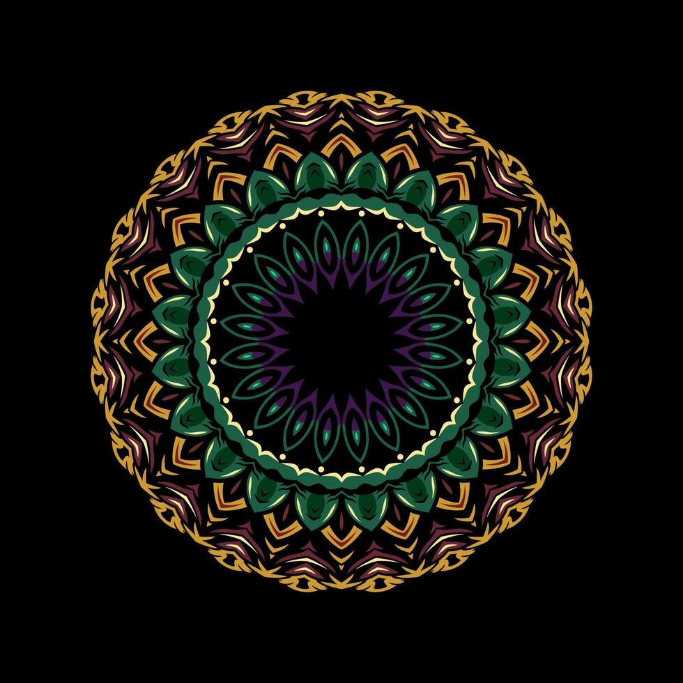 mandala modelo Arte antecedentes gratis vector