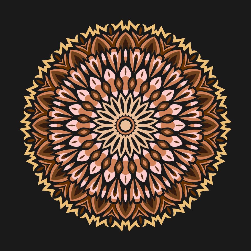 mandala modelo Arte antecedentes gratis vector