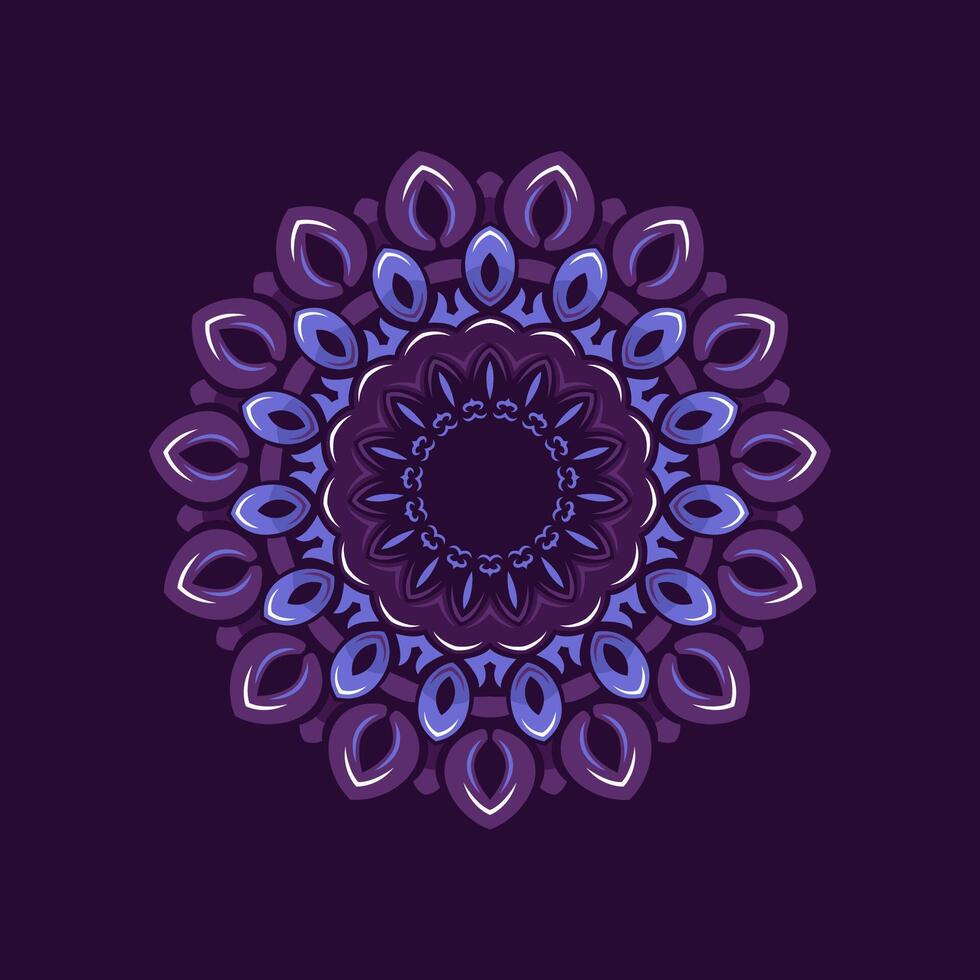 mandala modelo Arte antecedentes gratis vector