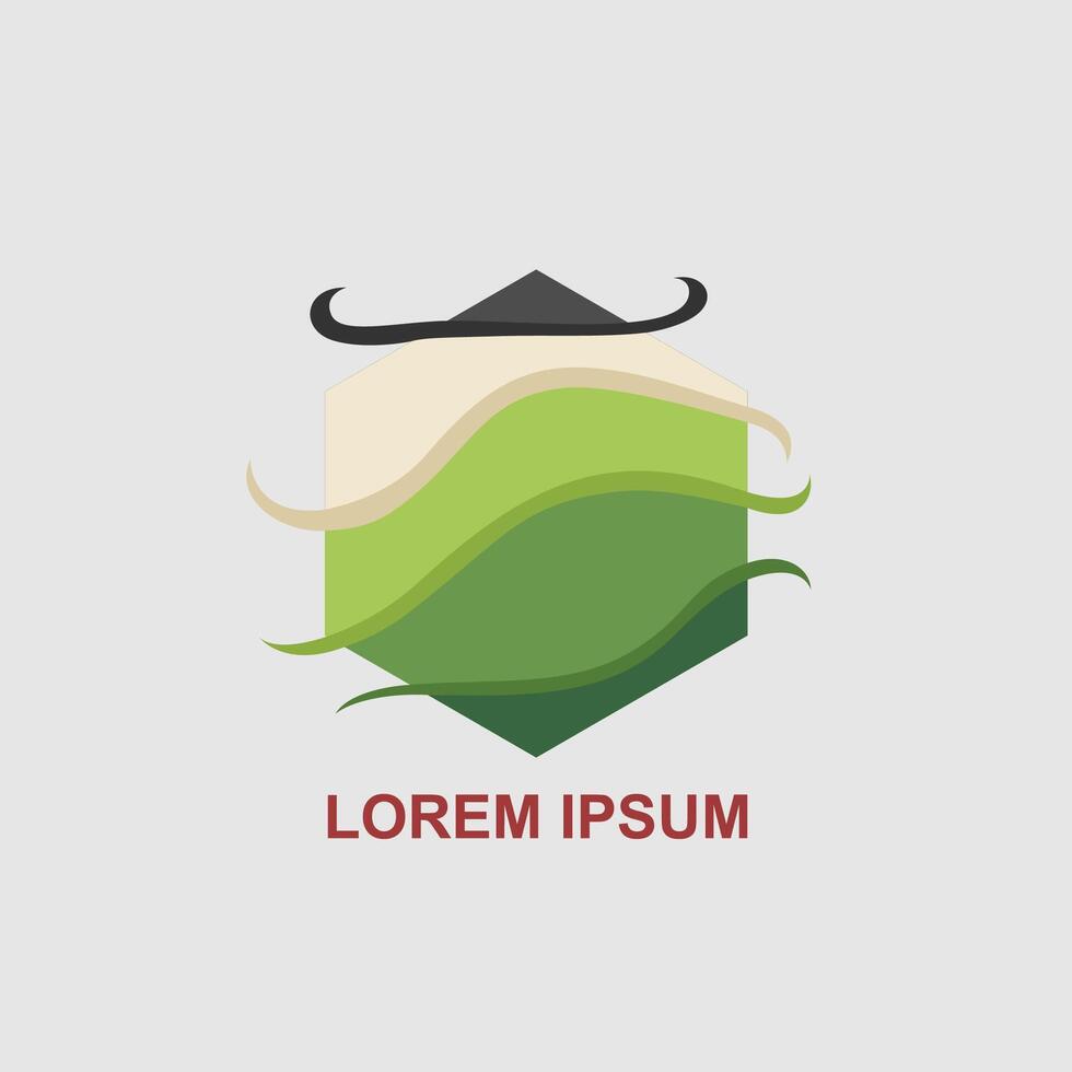 vector abstract icon, hexagonal logo for your company. free vector