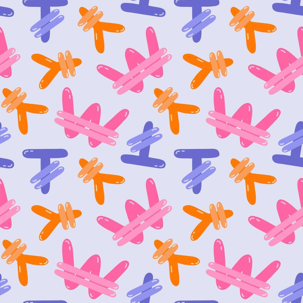 Playful simple seamless pattern with different international currency symbols. Bright background with hand drawn doodle of money signs in naive style for wrapping paper, background, fabric, scrapbook. vector