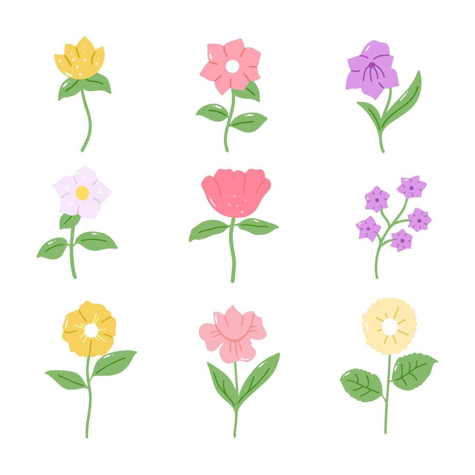 Flower hand drawn vector illustration