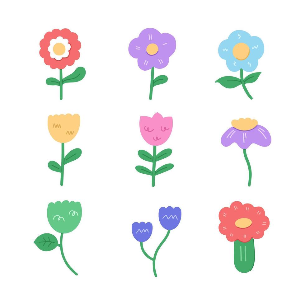 Flower hand drawn vector illustration