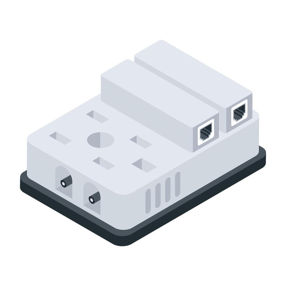 Home Appliances and Gadgets Isometric Icon vector