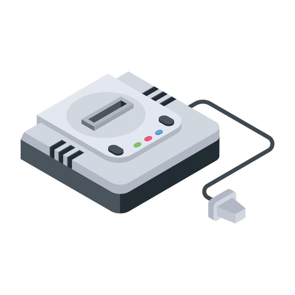 Home Appliances and Gadgets Isometric Icon vector