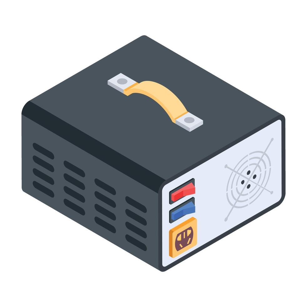 Wireless Gadgets Isometric Icon vector