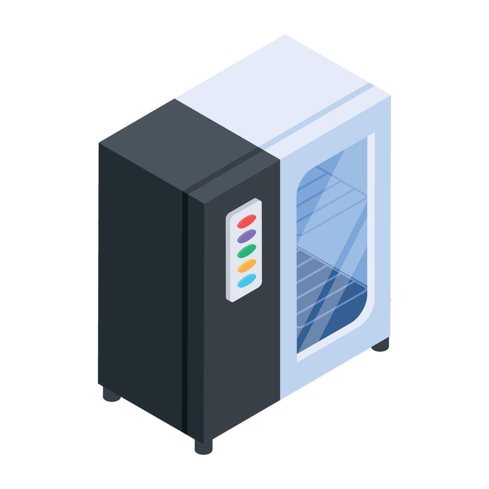 Home Appliances and Gadgets Isometric Icon vector