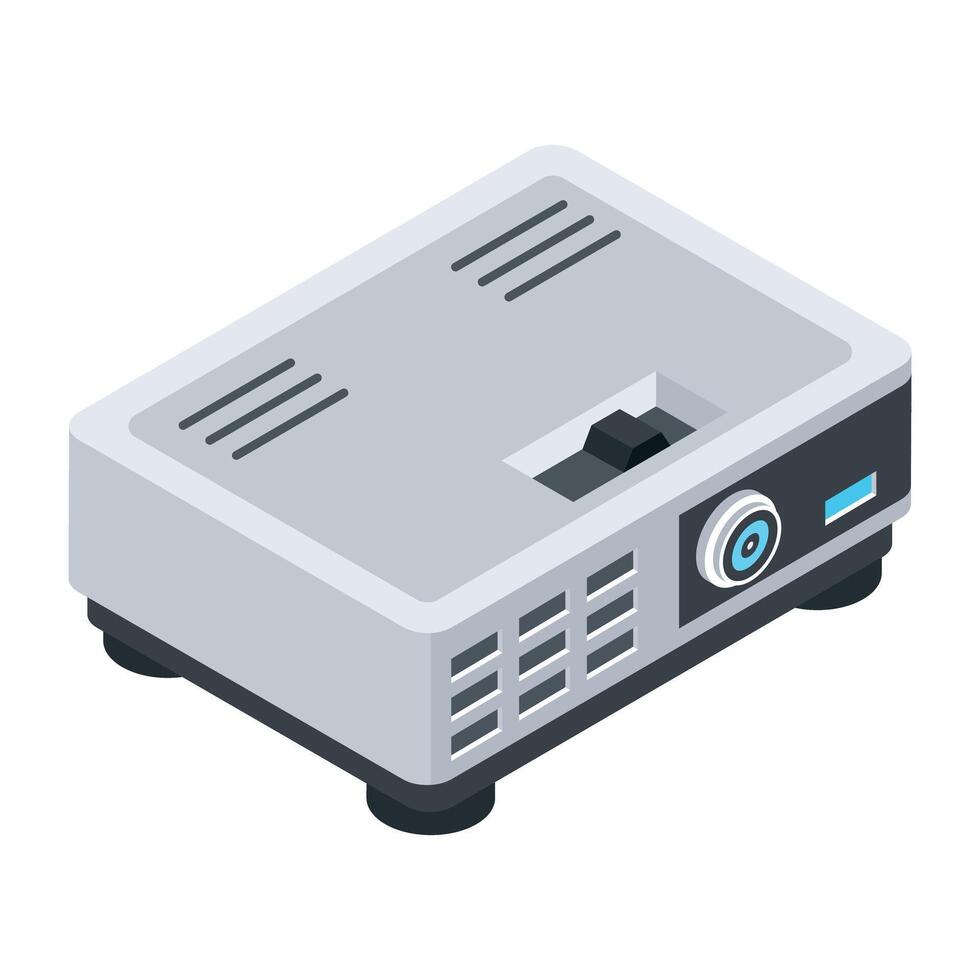 Wireless Gadgets Isometric Icon vector