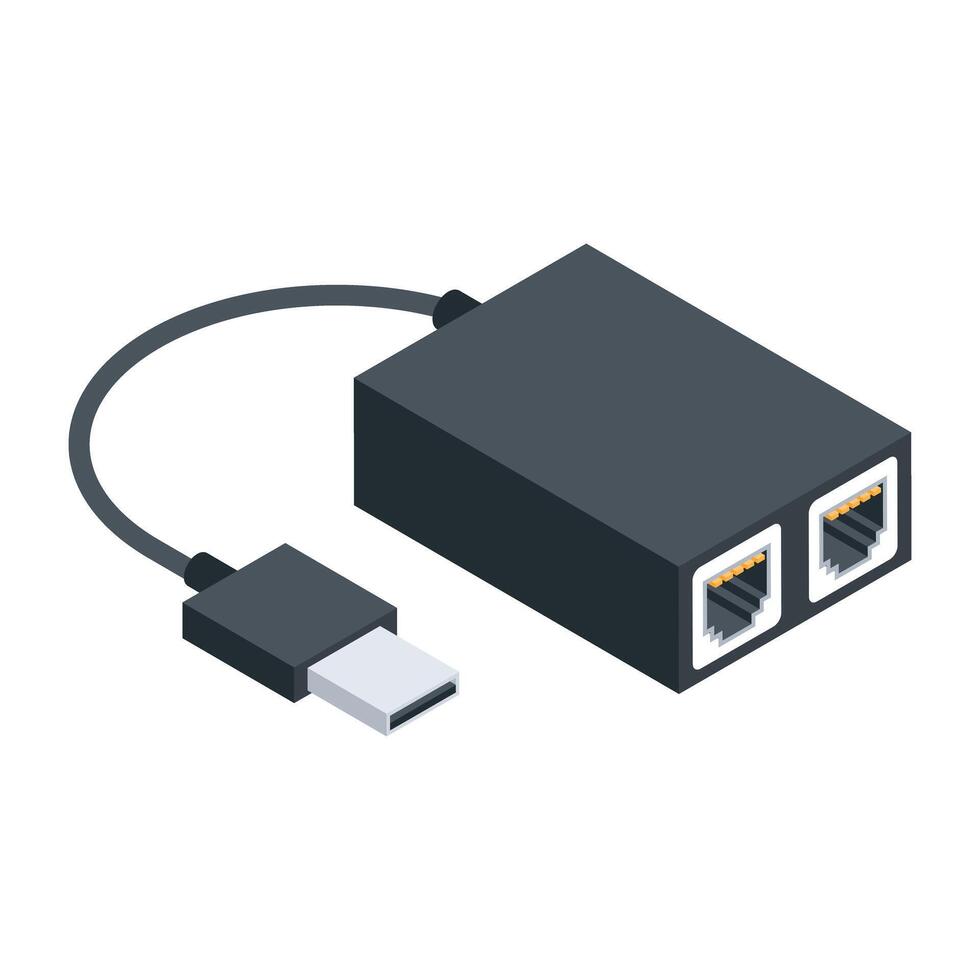 Devices Isometric Icon vector