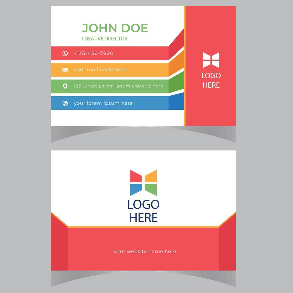 Business Card Design TemplateBusiness Card Design Template vector
