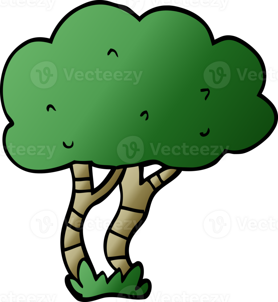 cartoon doodle tree png