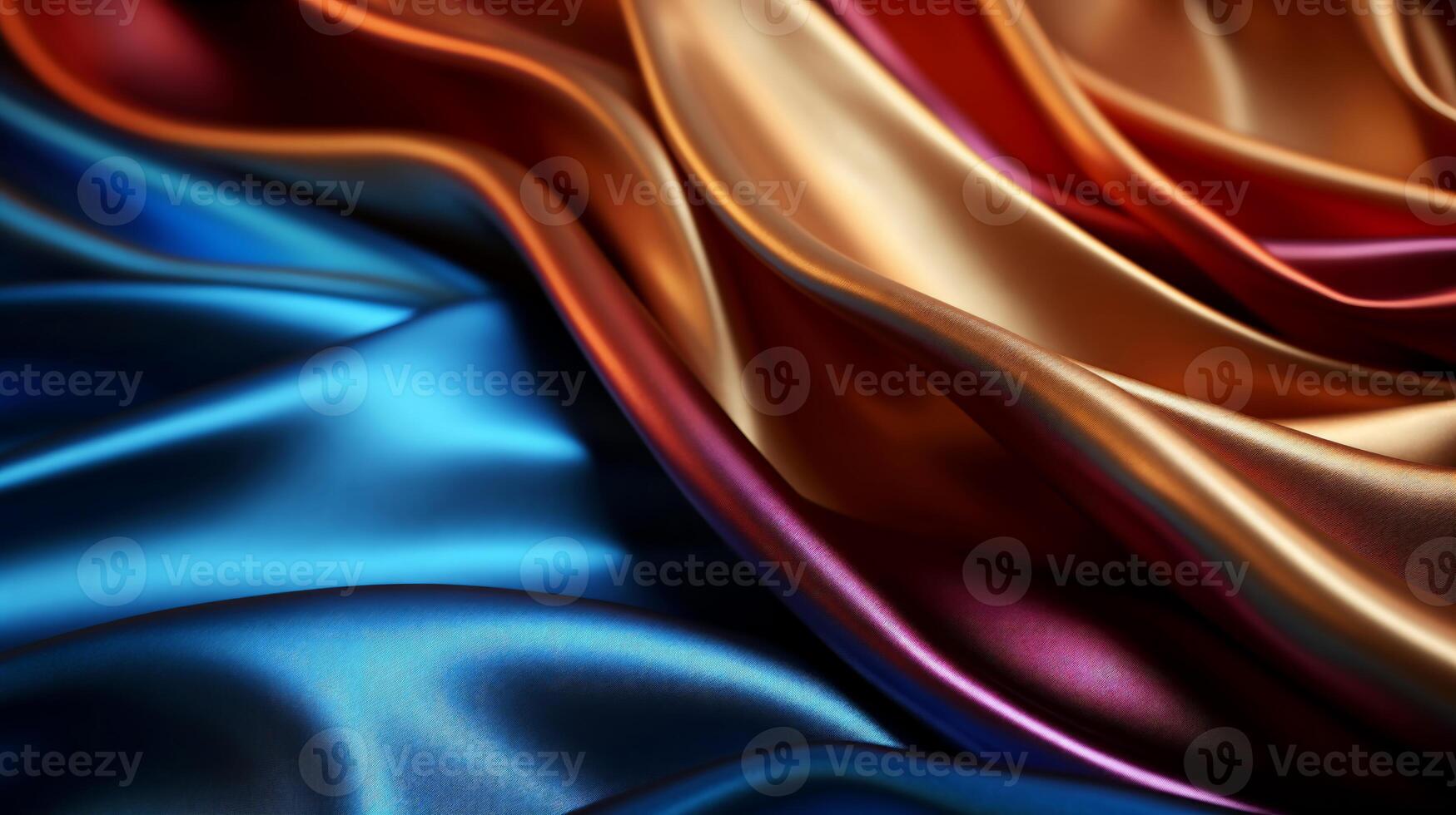 AI generated Silk Wave Abstract Texture background Highly Detailed photo