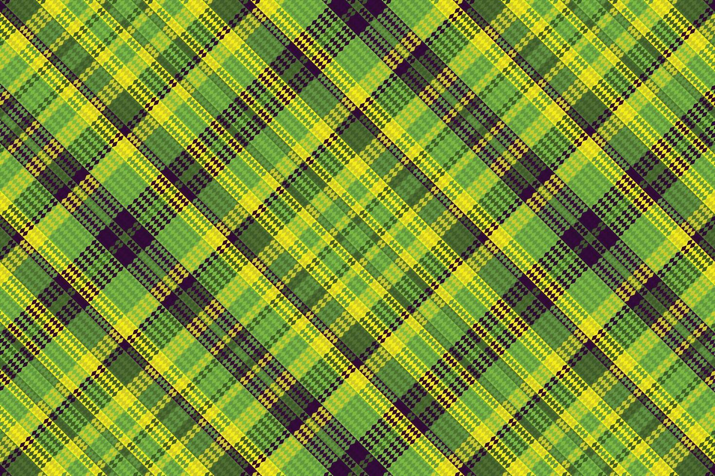 Tartan plaid pattern with texture and warm color. vector