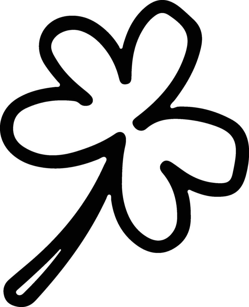 AI generated Irish clover traditional symbol of st Patricks day vector