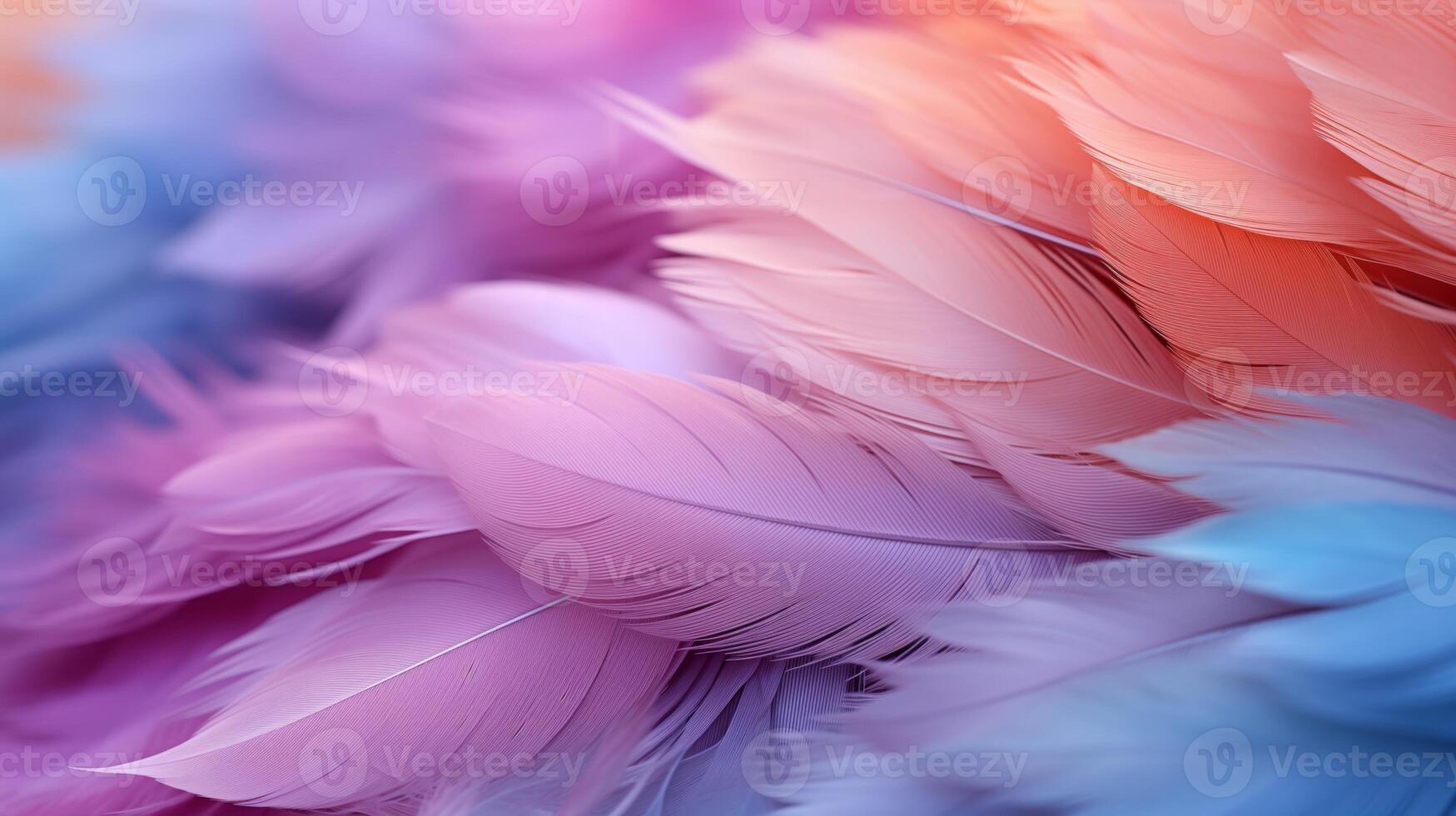 AI generated Soft Fluffy Feathers Abstract Texture background Highly Detailed photo
